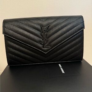 *Brand New* YSL CLASSIC CASSANDRE CHAIN WALLET